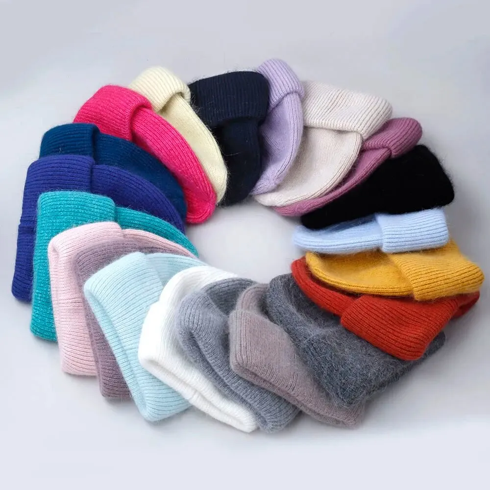 2023 new  Hot Selling Winter Hat Real Rabbit Fur Winter Hats For Women