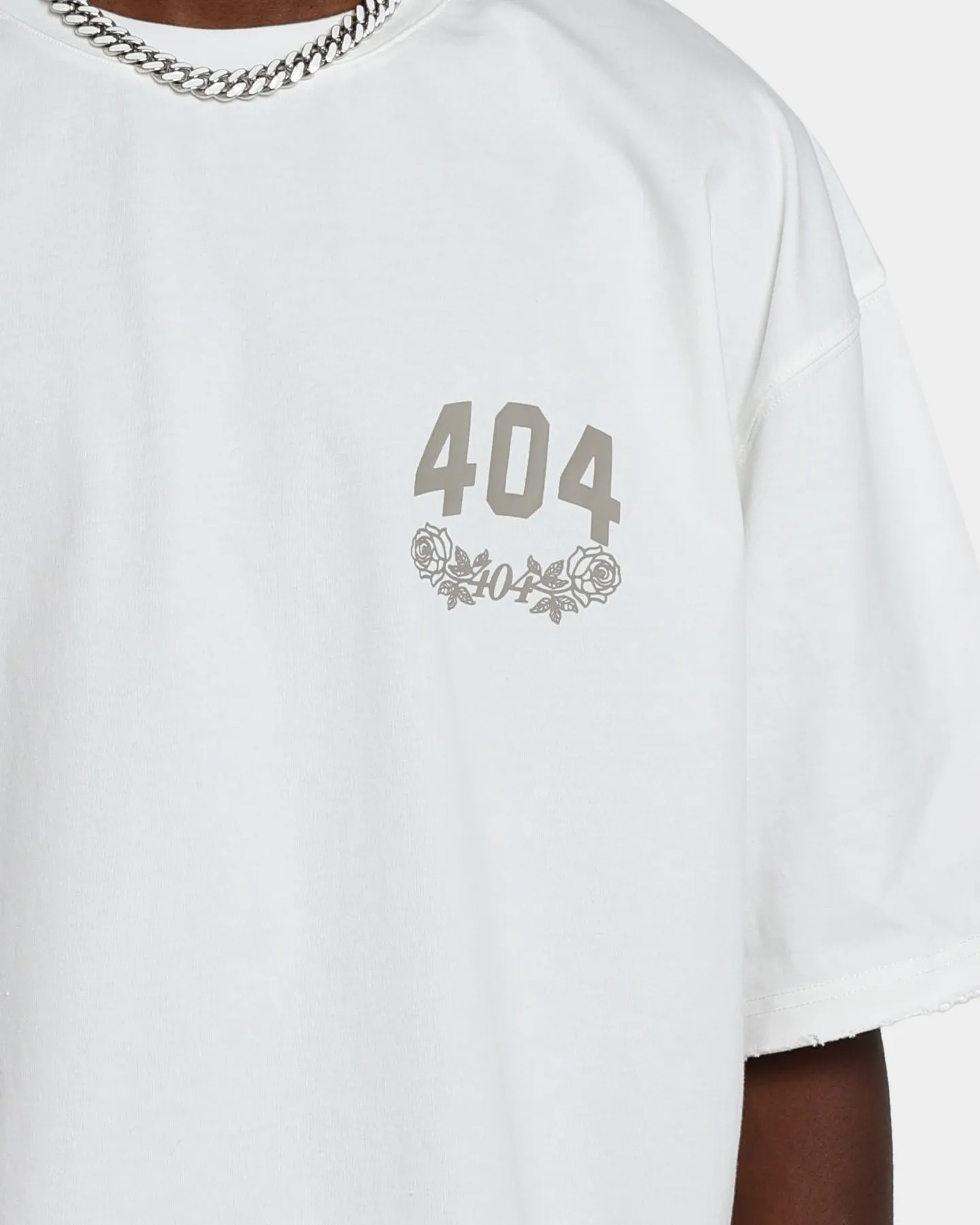 404 Flight Vintage T-Shirt Off White