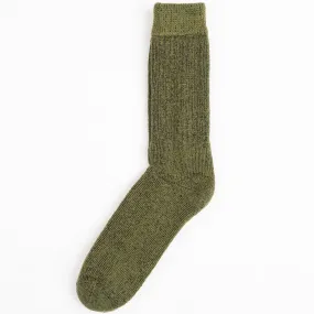 Alpaca Super Warm Sox - Green