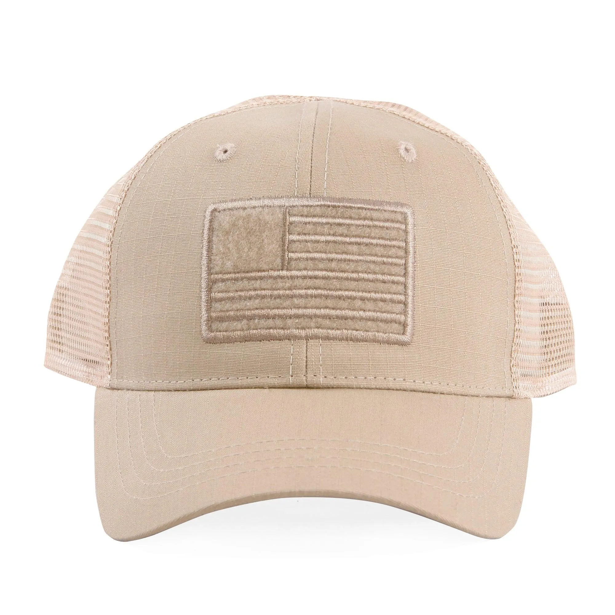 American Flag Velcro - Trucker Mesh Hat