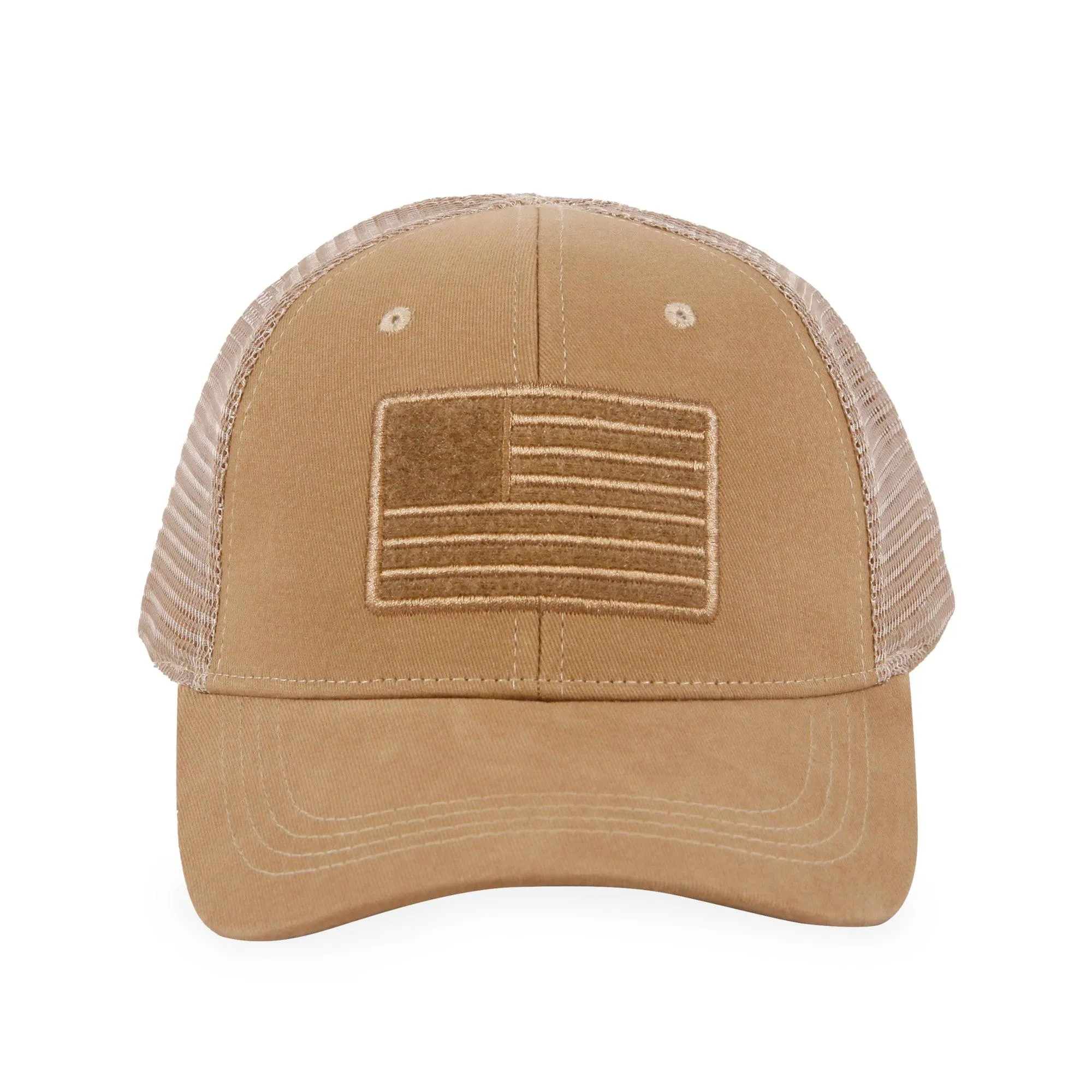 American Flag Velcro - Trucker Mesh Hat