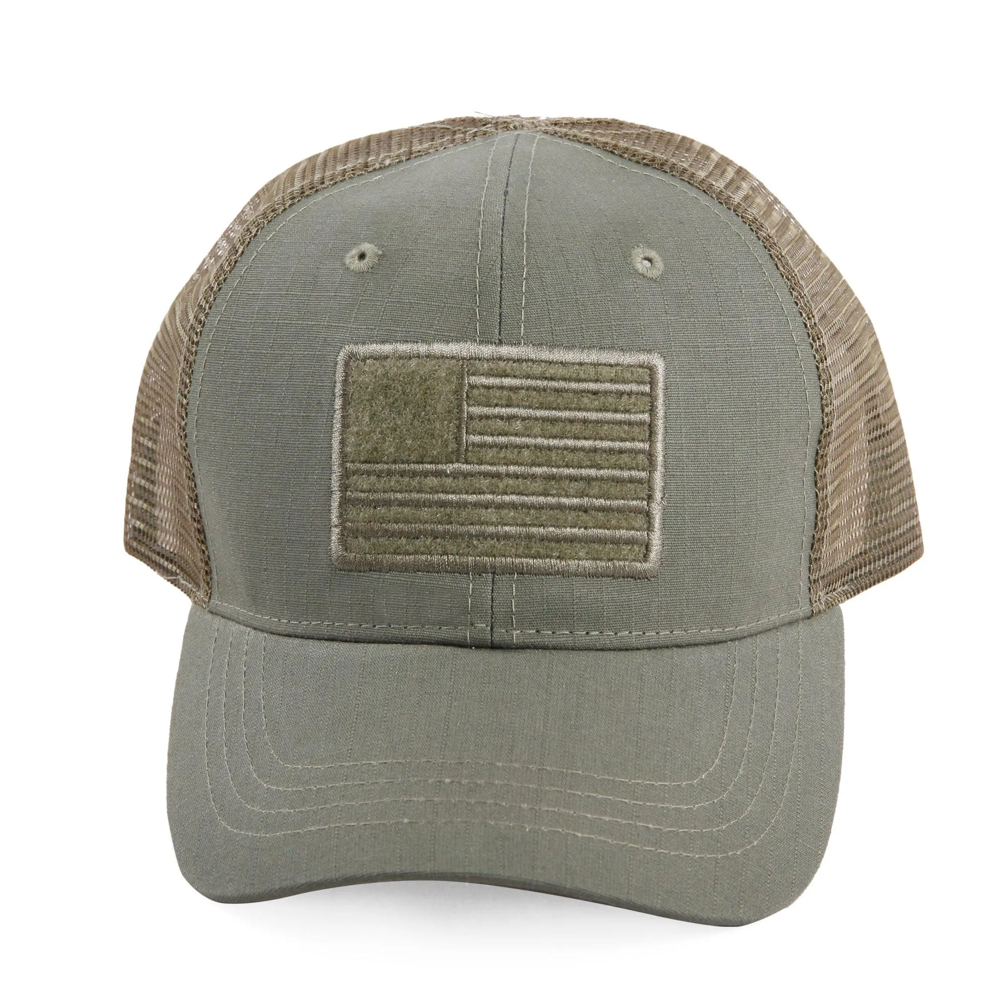 American Flag Velcro - Trucker Mesh Hat