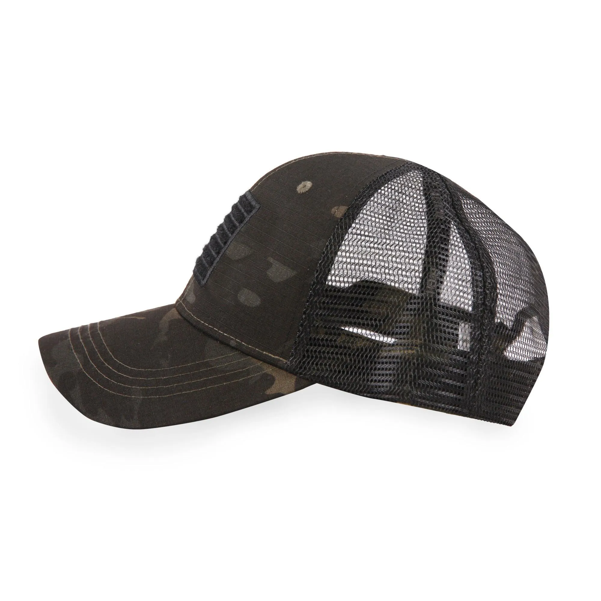 American Flag Velcro - Trucker Mesh Hat