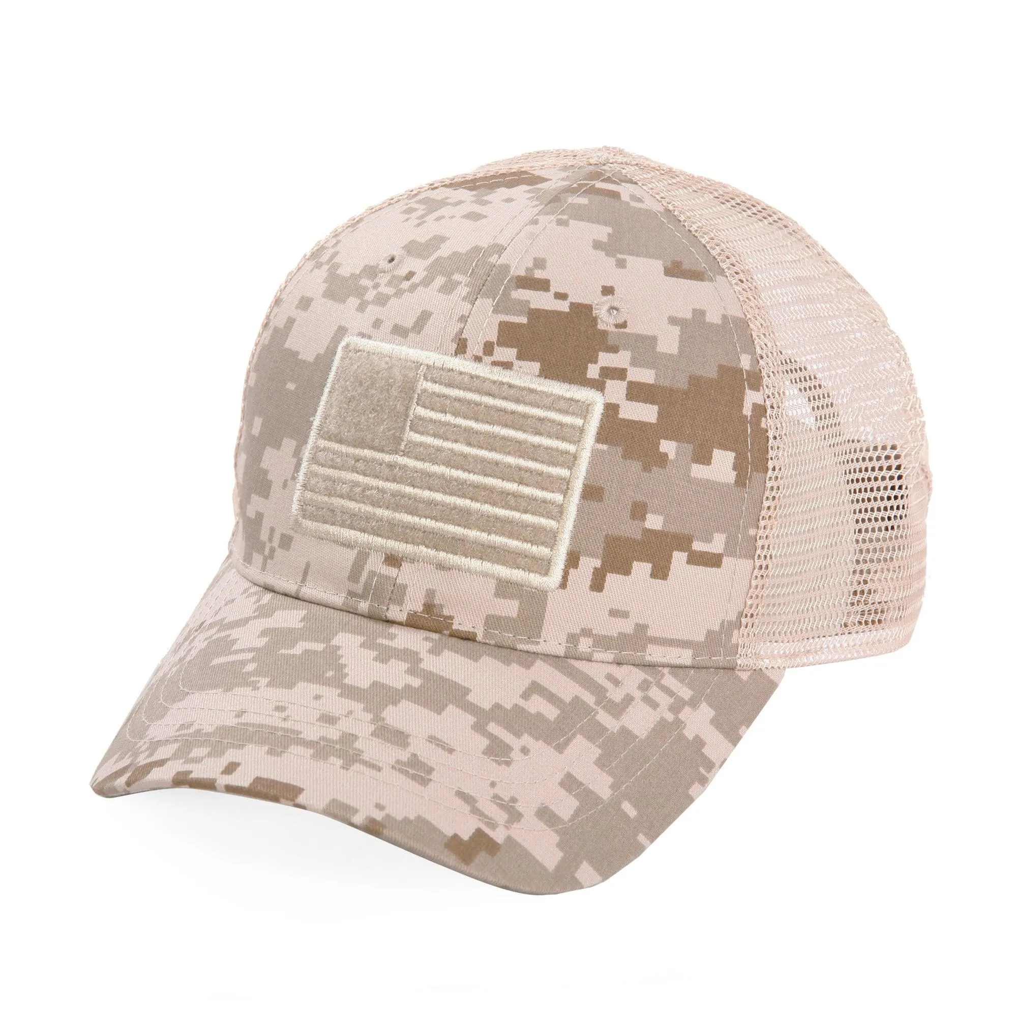 American Flag Velcro - Trucker Mesh Hat