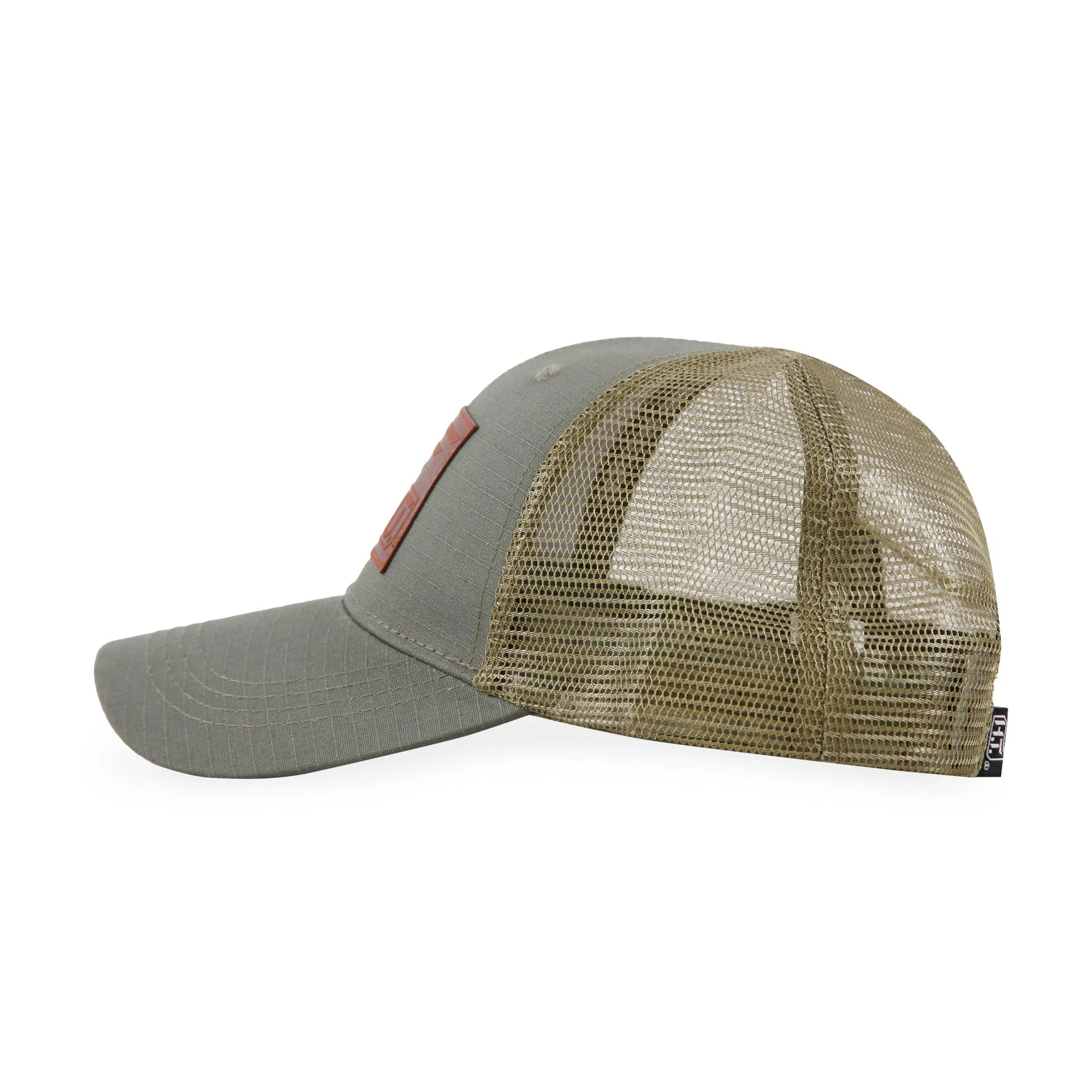 American Flag/HT Logo Leather Patch - Trucker Mesh