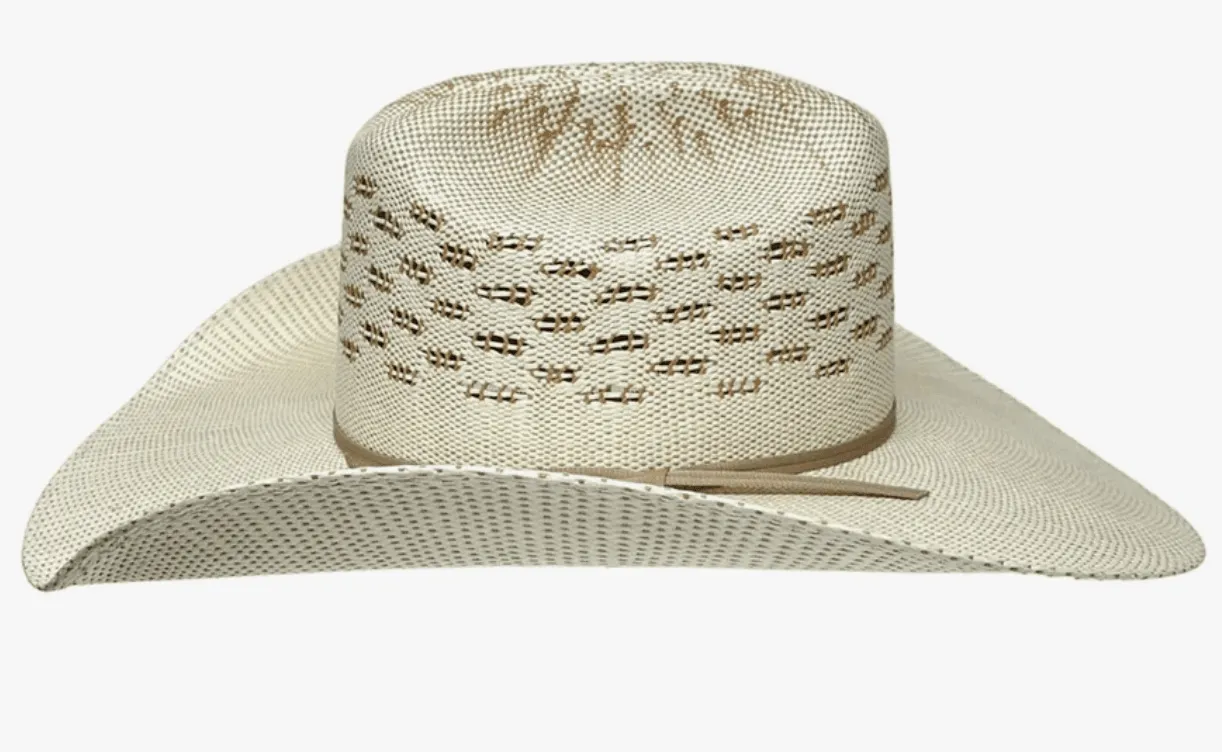 American Hat Makers Ranger Cattleman Straw Cream Cowboy Hat