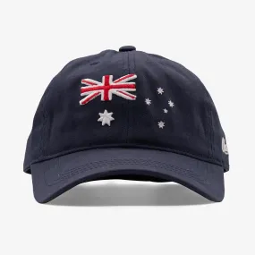 Australia Flag Curved Strapback Hat