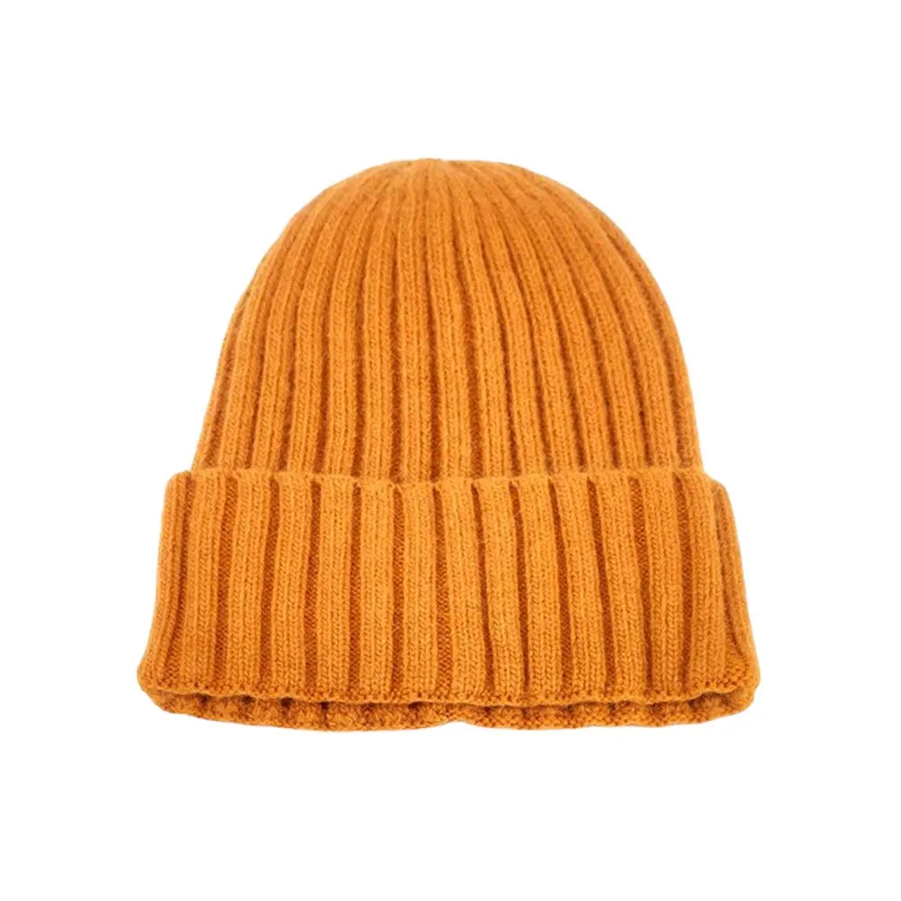 Beautiful Solid Knit Beanie Hat