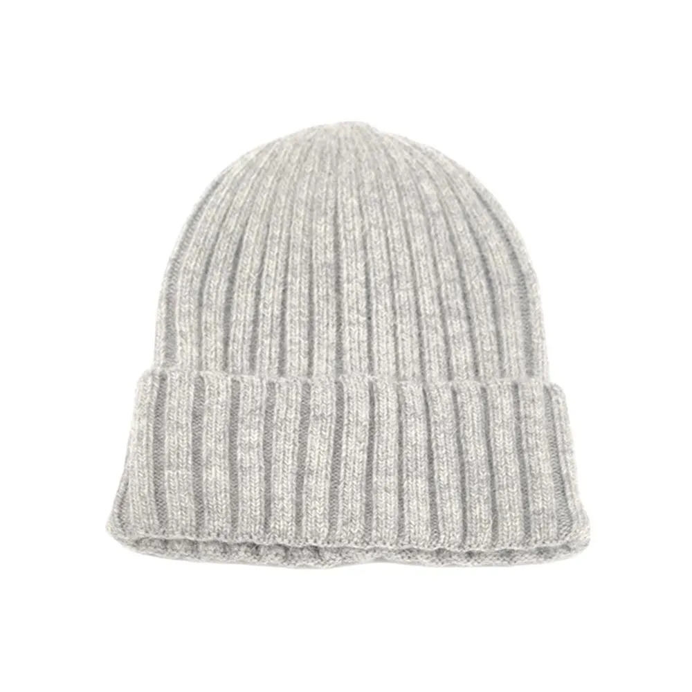 Beautiful Solid Knit Beanie Hat