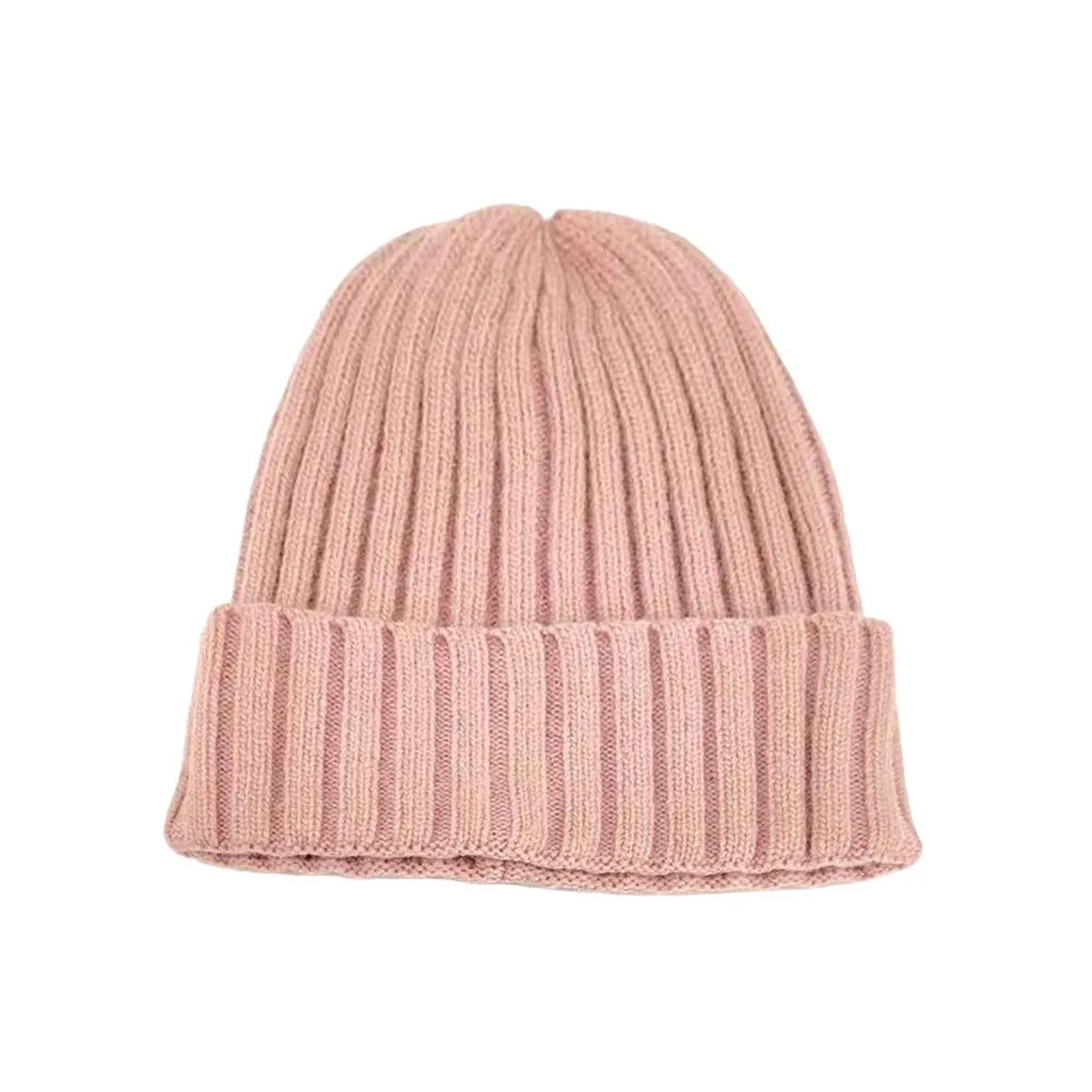 Beautiful Solid Knit Beanie Hat