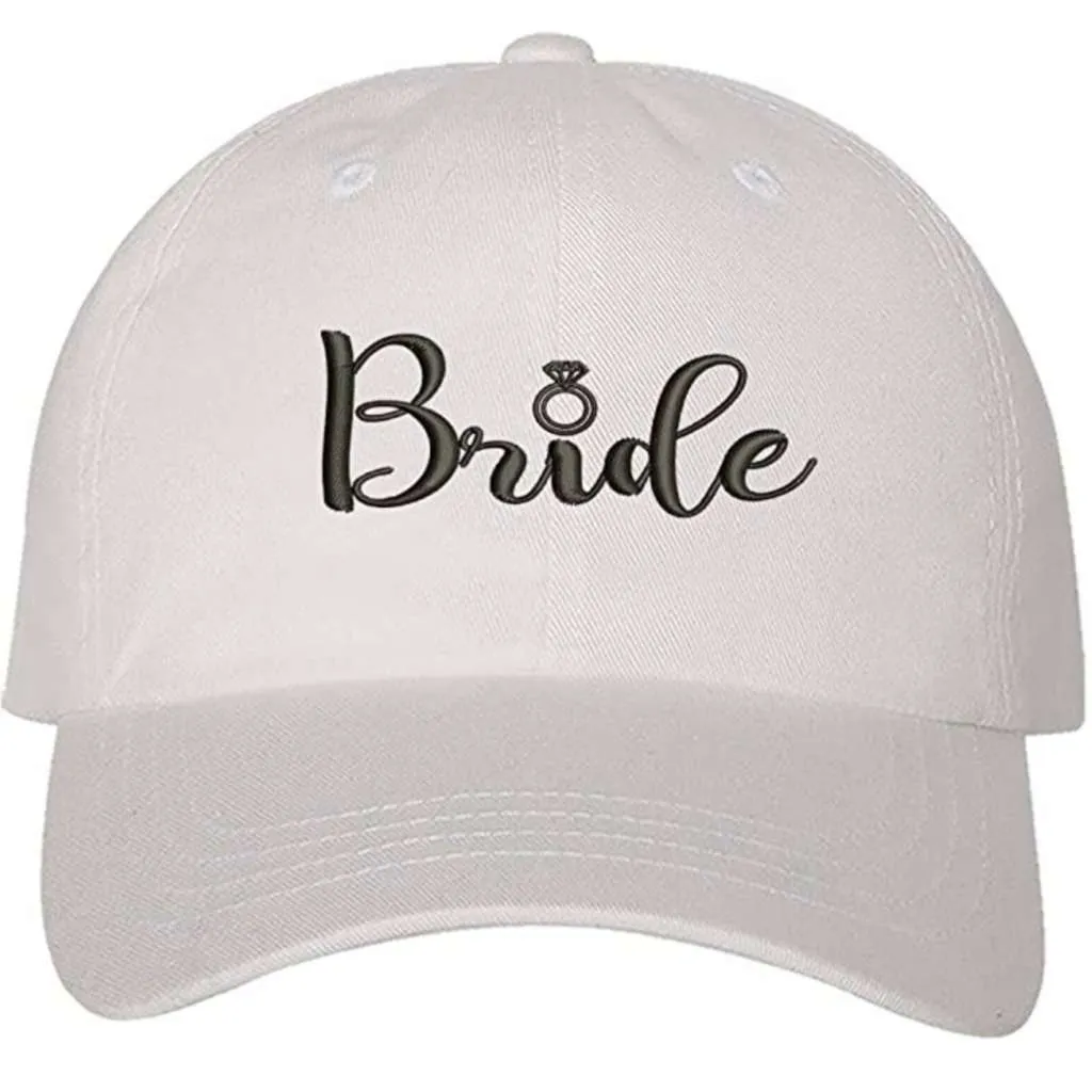 Bride & Groom Baseball Hat Set