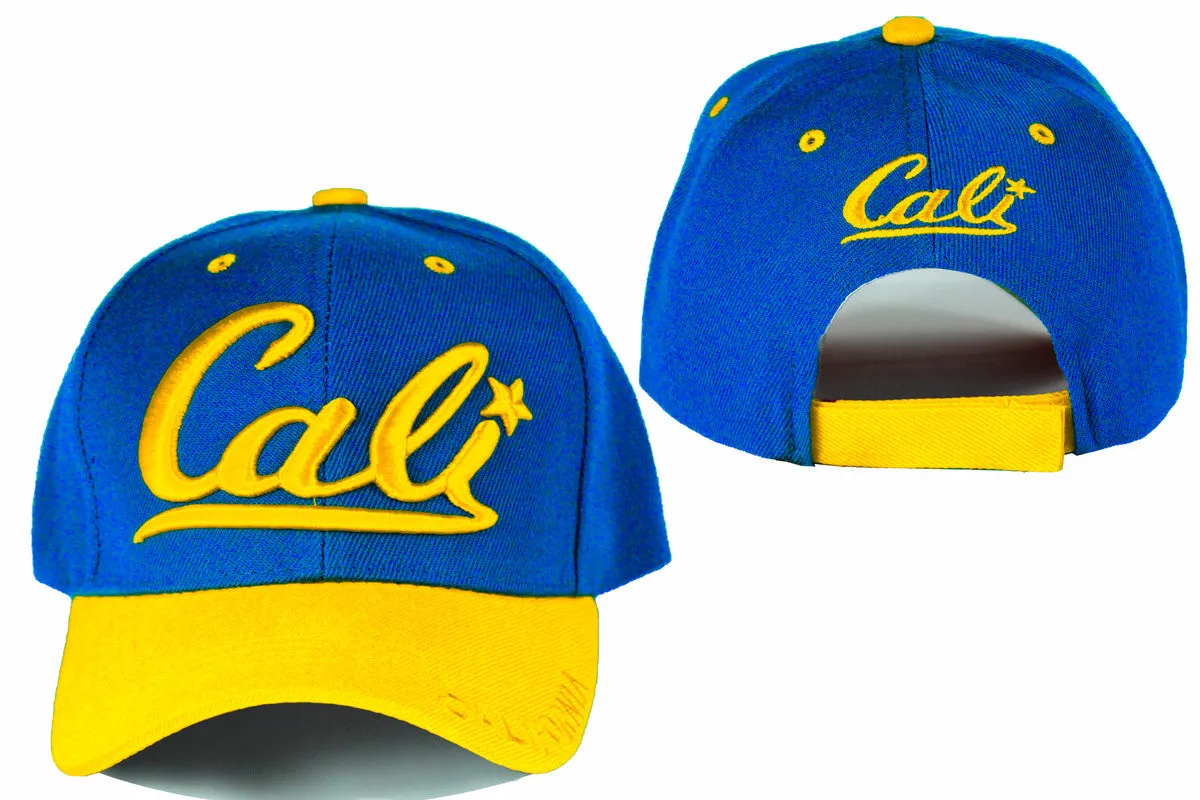 Cali Baseball Cap, Embroidered Baseball Cap