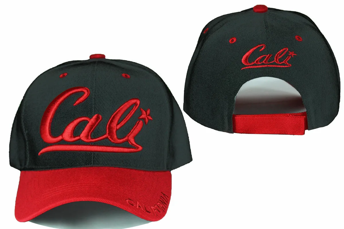 Cali Baseball Cap, Embroidered Baseball Cap