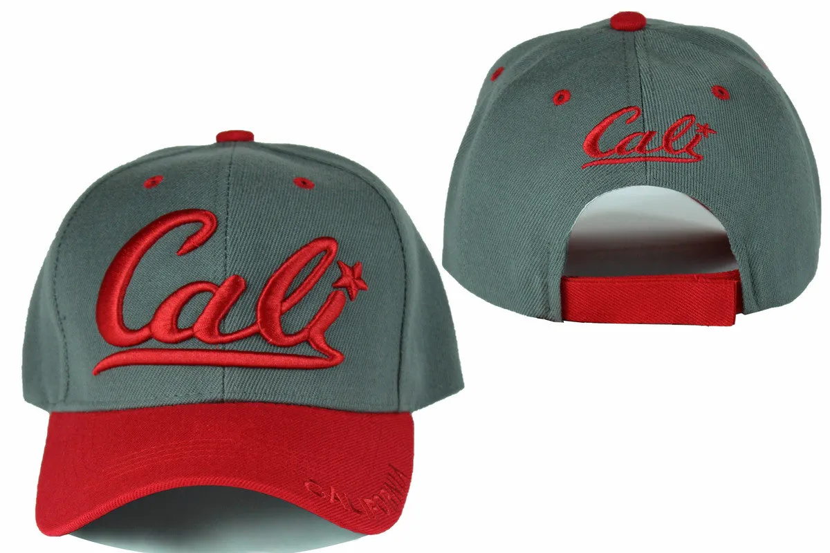 Cali Baseball Cap, Embroidered Baseball Cap