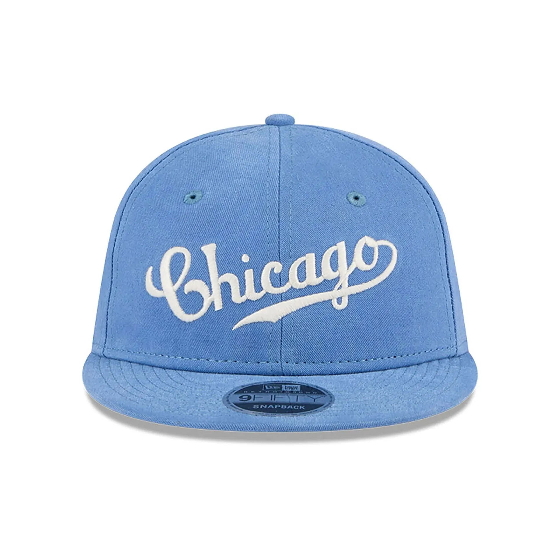 Chicago Cubs Vintage Blue Retro Crown 9FIFTY Strapback Cap