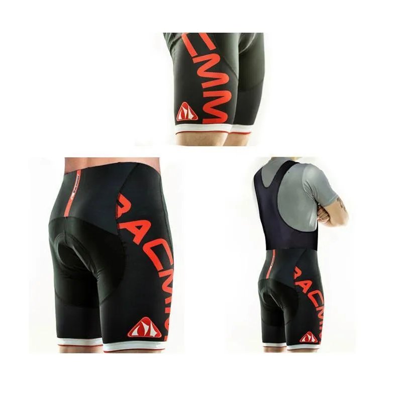 Classic Bib Shorts Black Red