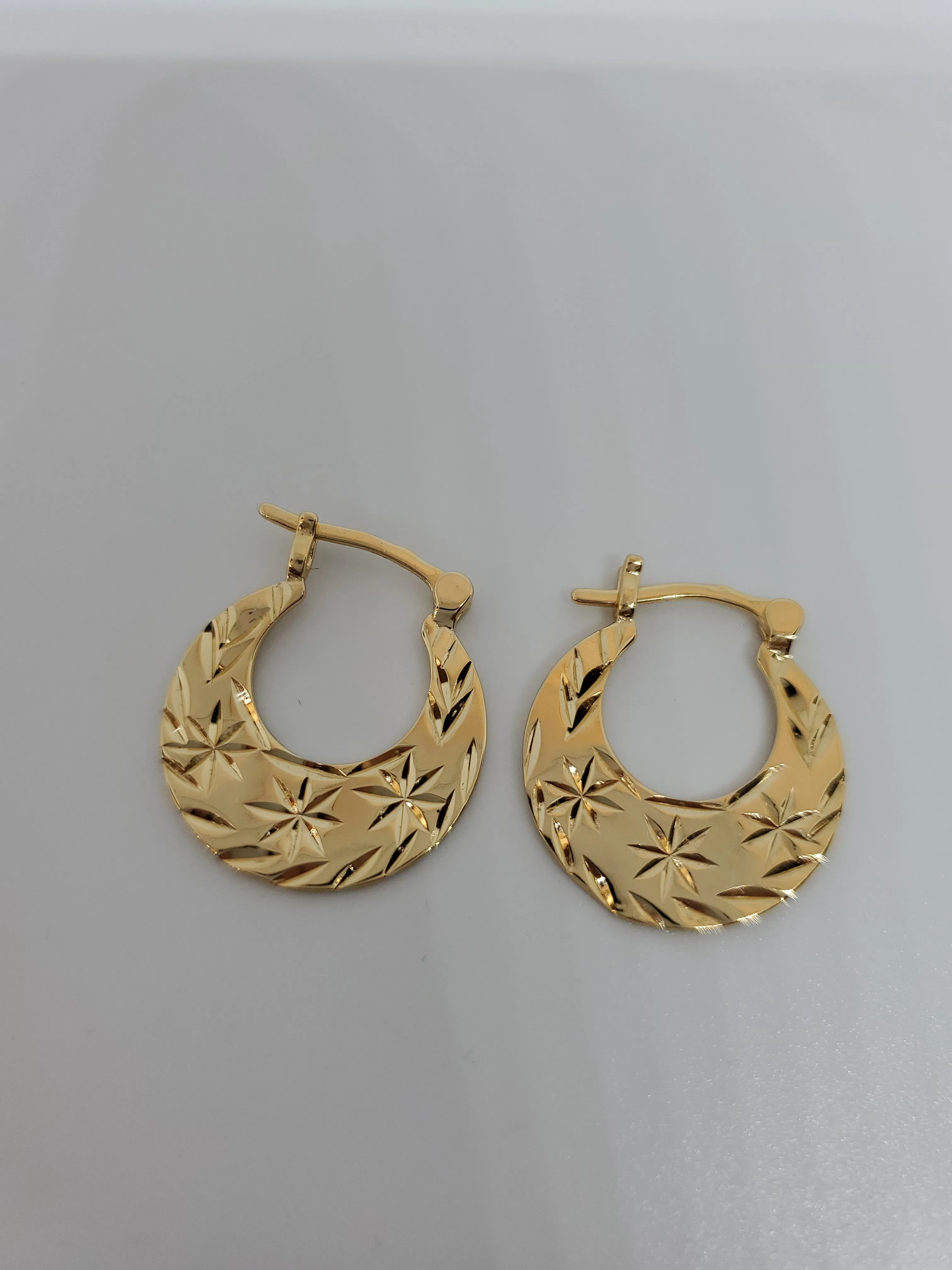 Classic Real Silver 18K PVD Gold Filled Nattiyan Earrings