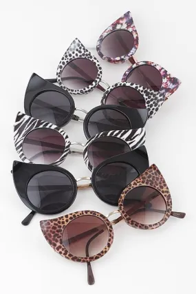 Coco Round Cat Eye Sunglasses