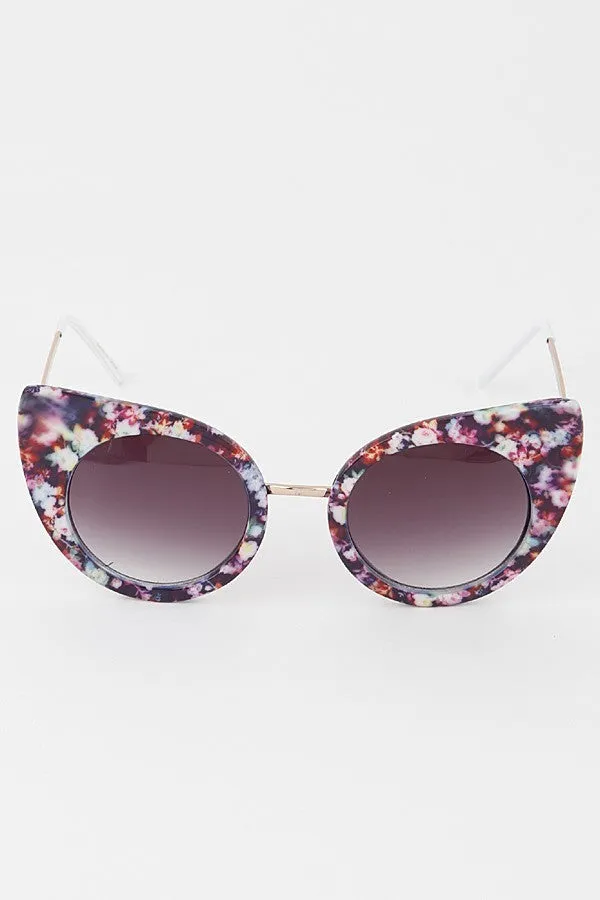 Coco Round Cat Eye Sunglasses