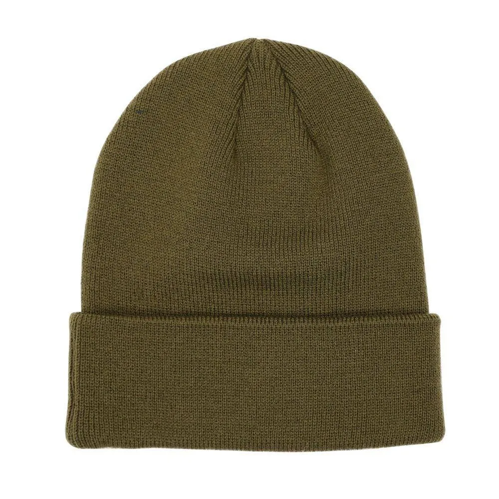 Cuffed Beanie - Military Green