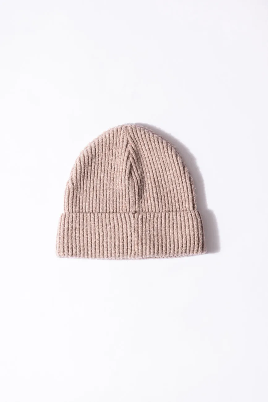 Cuffed Beanie // Sand Brown