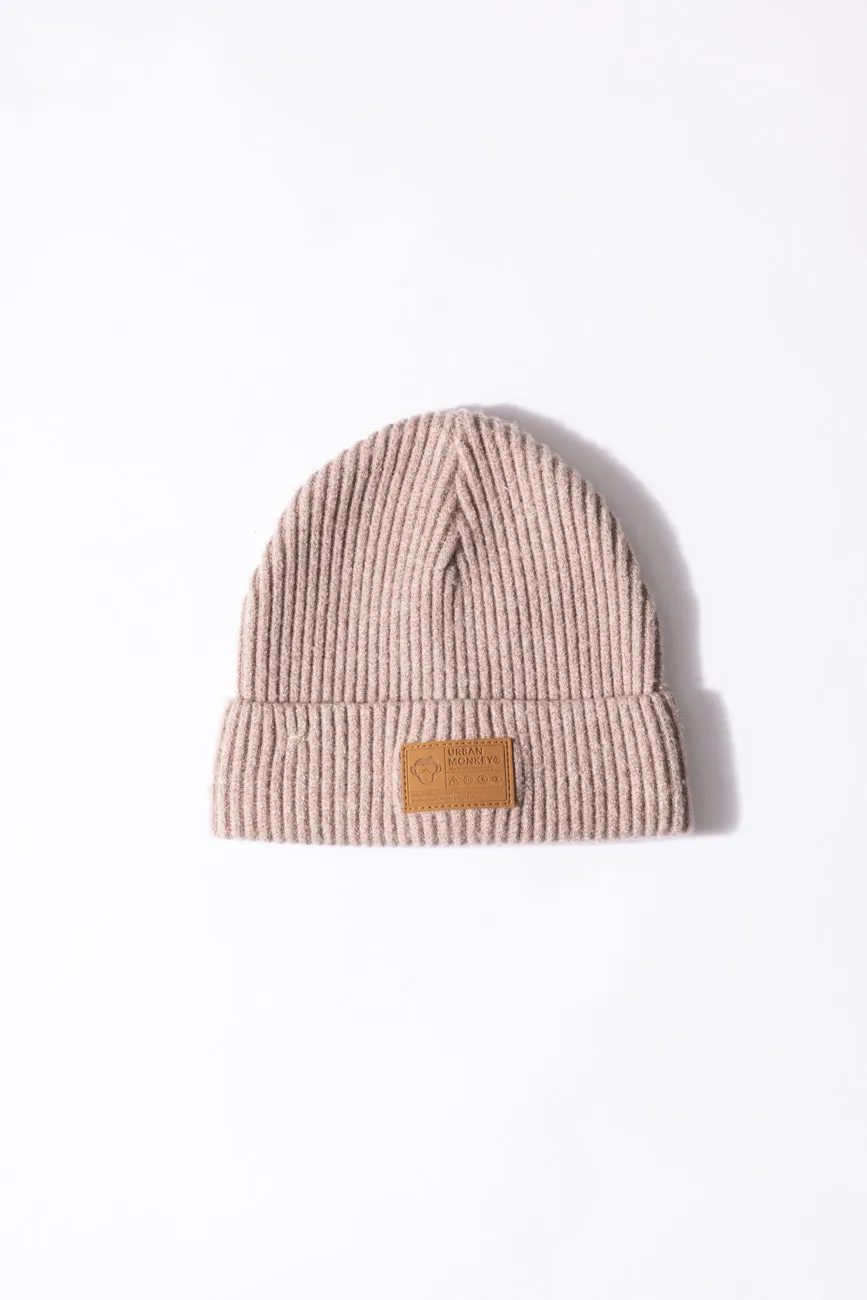 Cuffed Beanie // Sand Brown