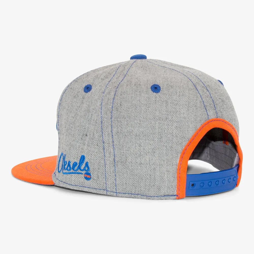 Cursive Denver Snapback Hat