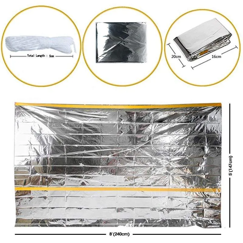 Emergency Thermal Reflective Tube Tent Shelter