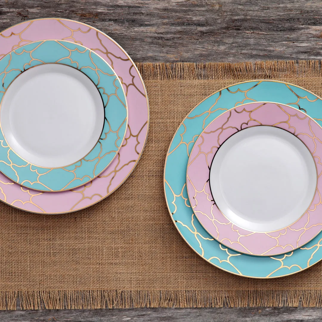 Firenze Pink Round Dinner Plate