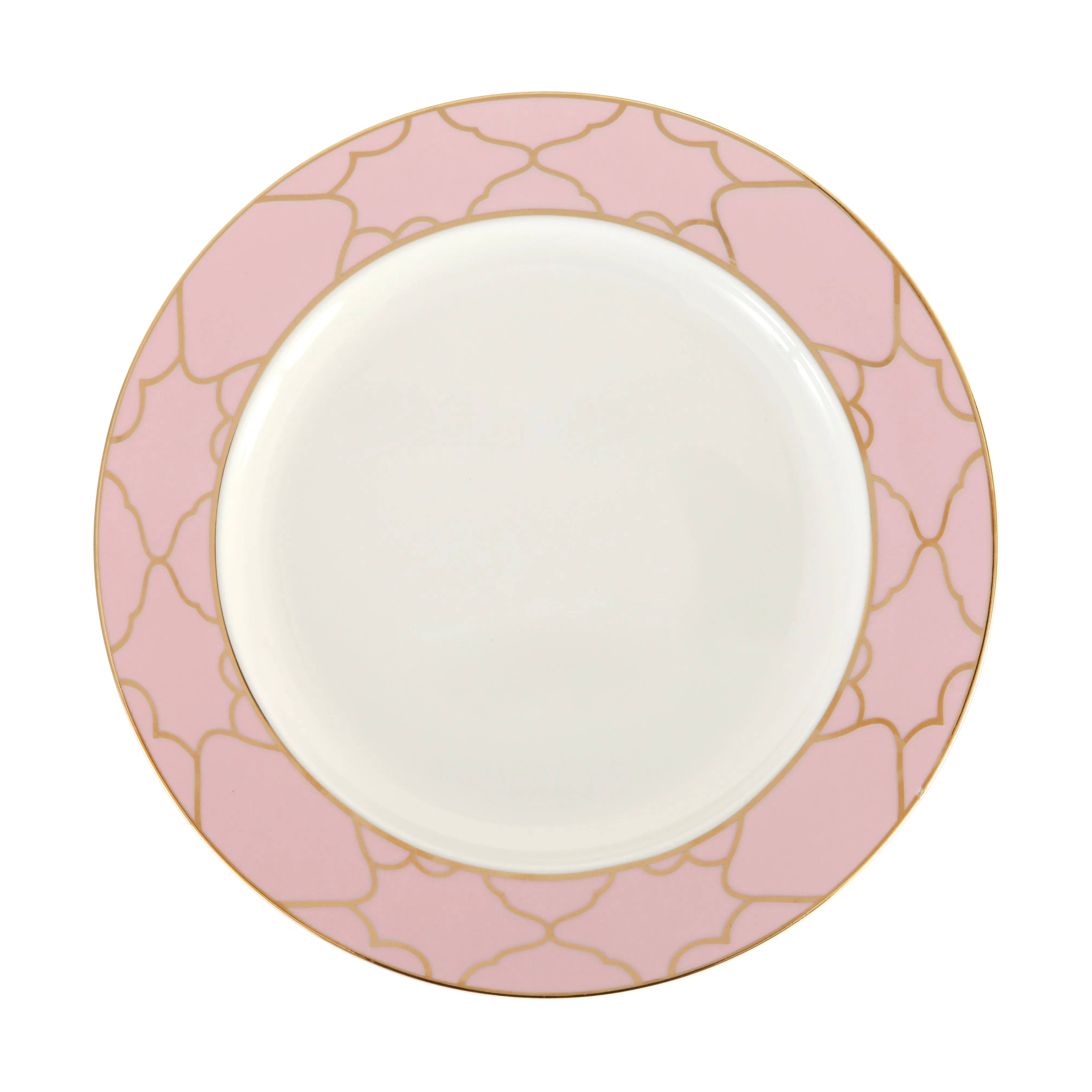 Firenze Pink Round Dinner Plate