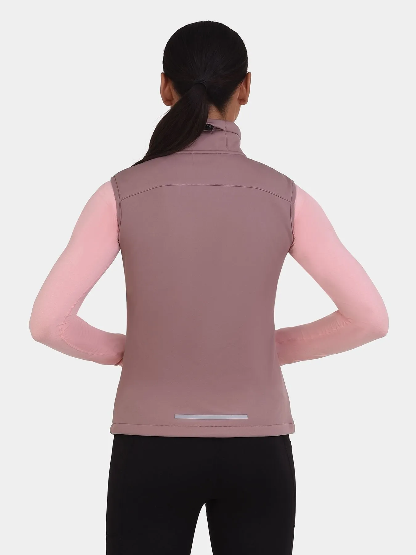 Flyweight Thermal Gilet For Women With Brushed Inner Fabric, Side & Internal Zip Pockets & Adjustable Toggles