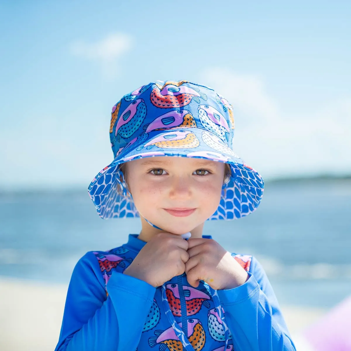 Fugu Rainbow Reversible Bucket Hat