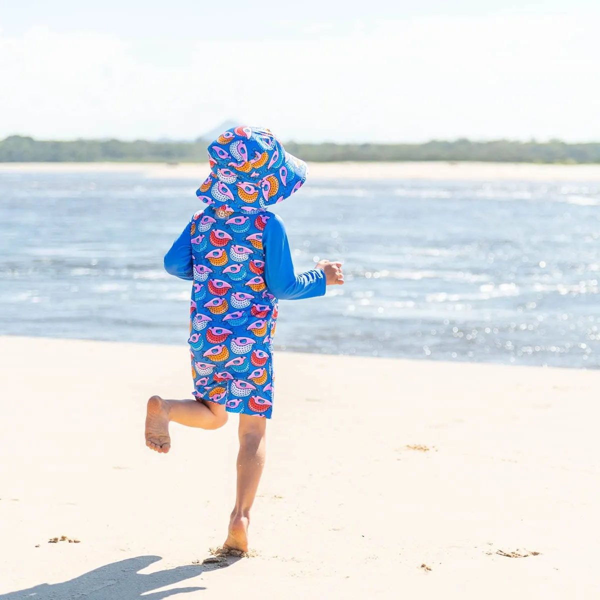 Fugu Rainbow Reversible Bucket Hat