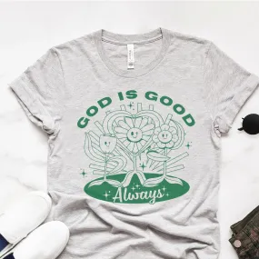 God is Good Vintage Floral Tee