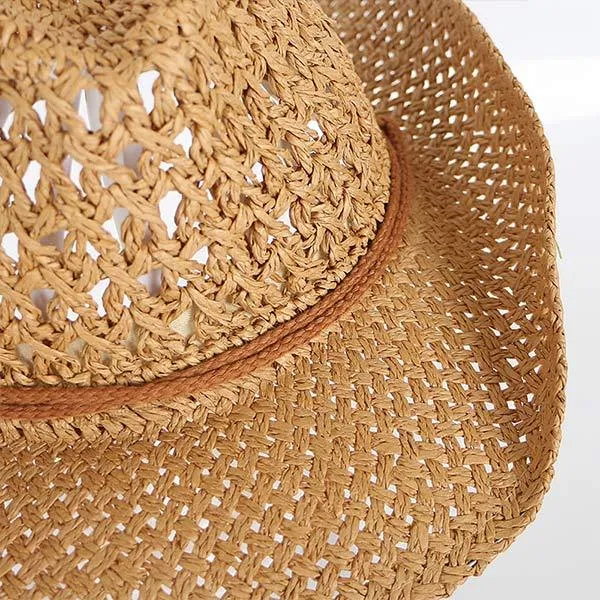 Handmade Straw Hat Western Cowboy Hat 41605510C