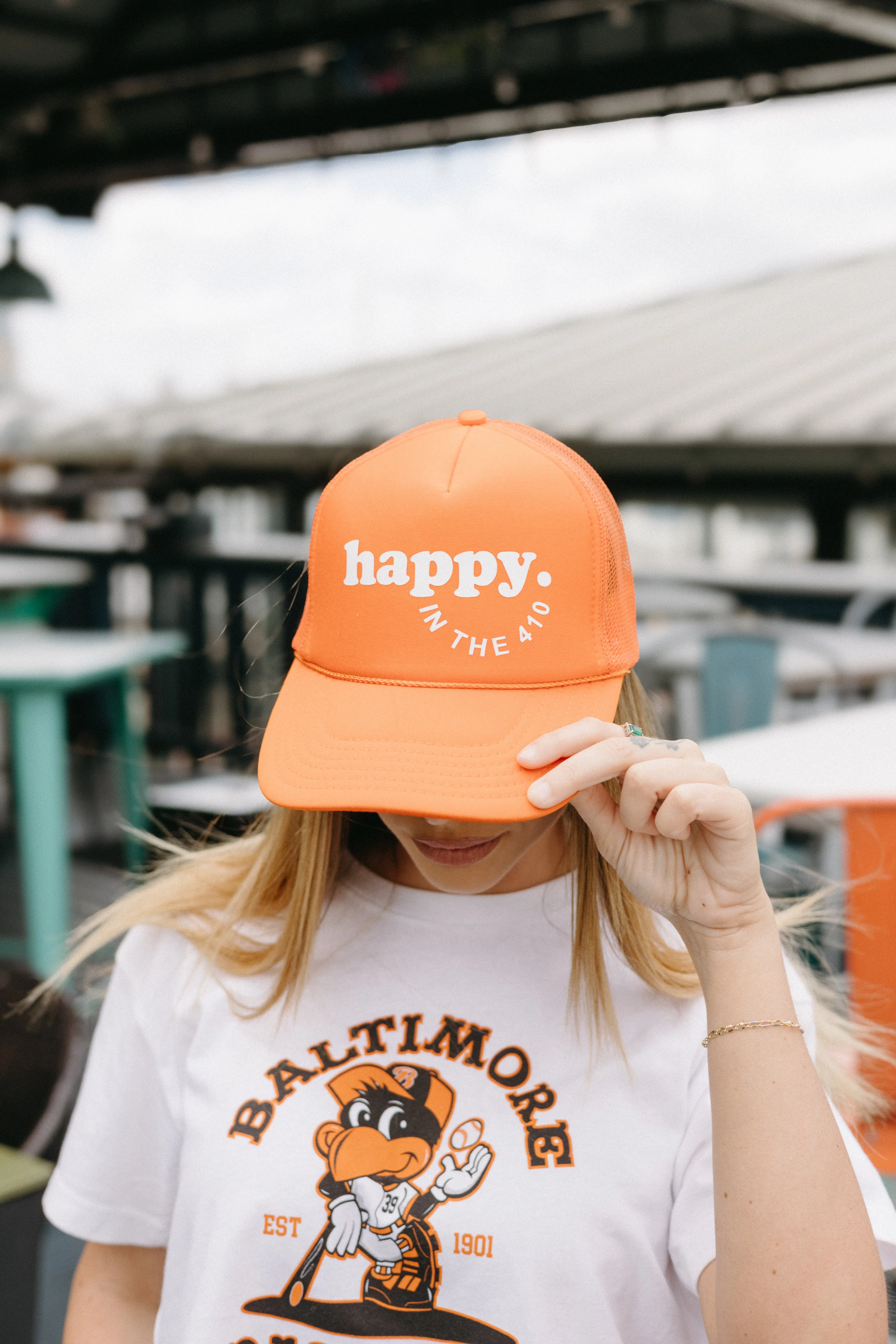 Happy In The 410 Trucker Hat