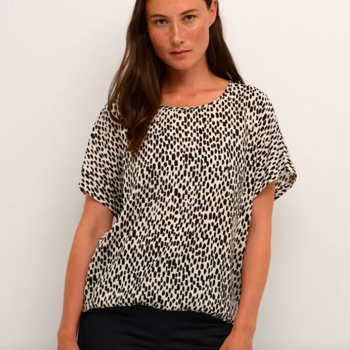 KA - Jetta top - black print