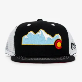 Kids Colorado Mountain Flatbill Snapback Hat