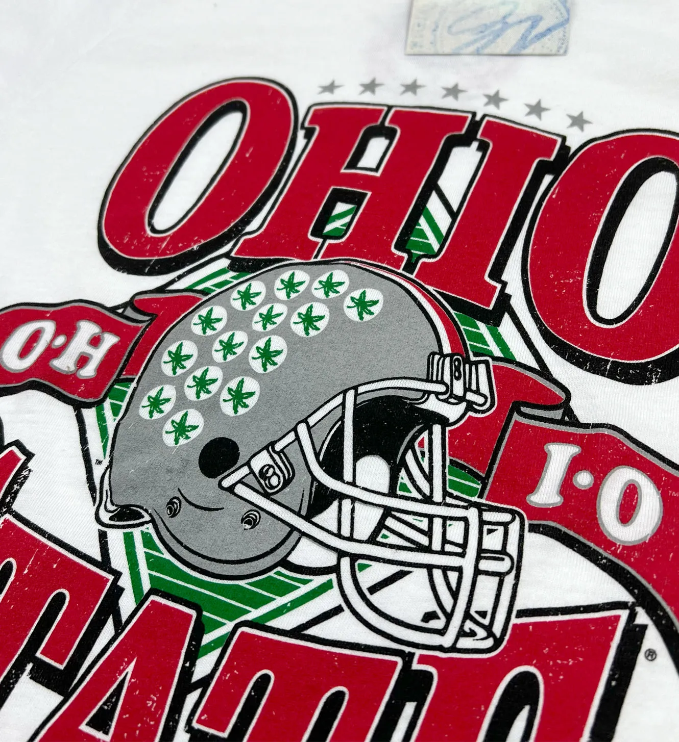 Kids White OSU Vintage T shirt