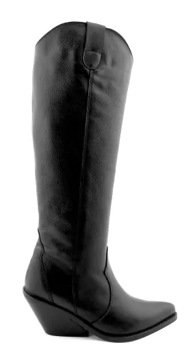 Leather Tall Cowboy Boots