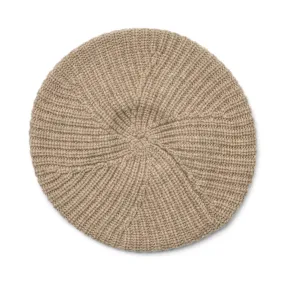 Liewood Borg Beret Hat - Oat Melange