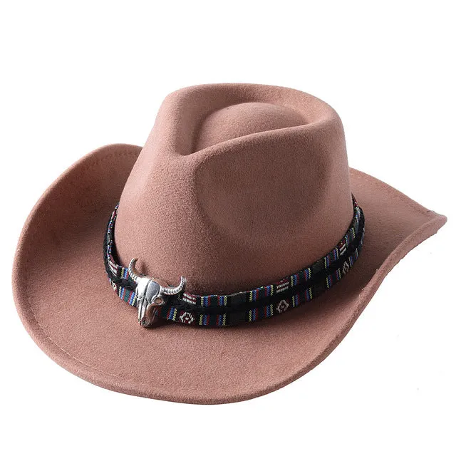 Longhorn Skull Cowgirl Hat 36 Different Styles And Colors To Choose From Two Different Longhorn Styles Silver Conchos Holstein Print Ostrich Feather Rhinestone Crown Check Them All Out!