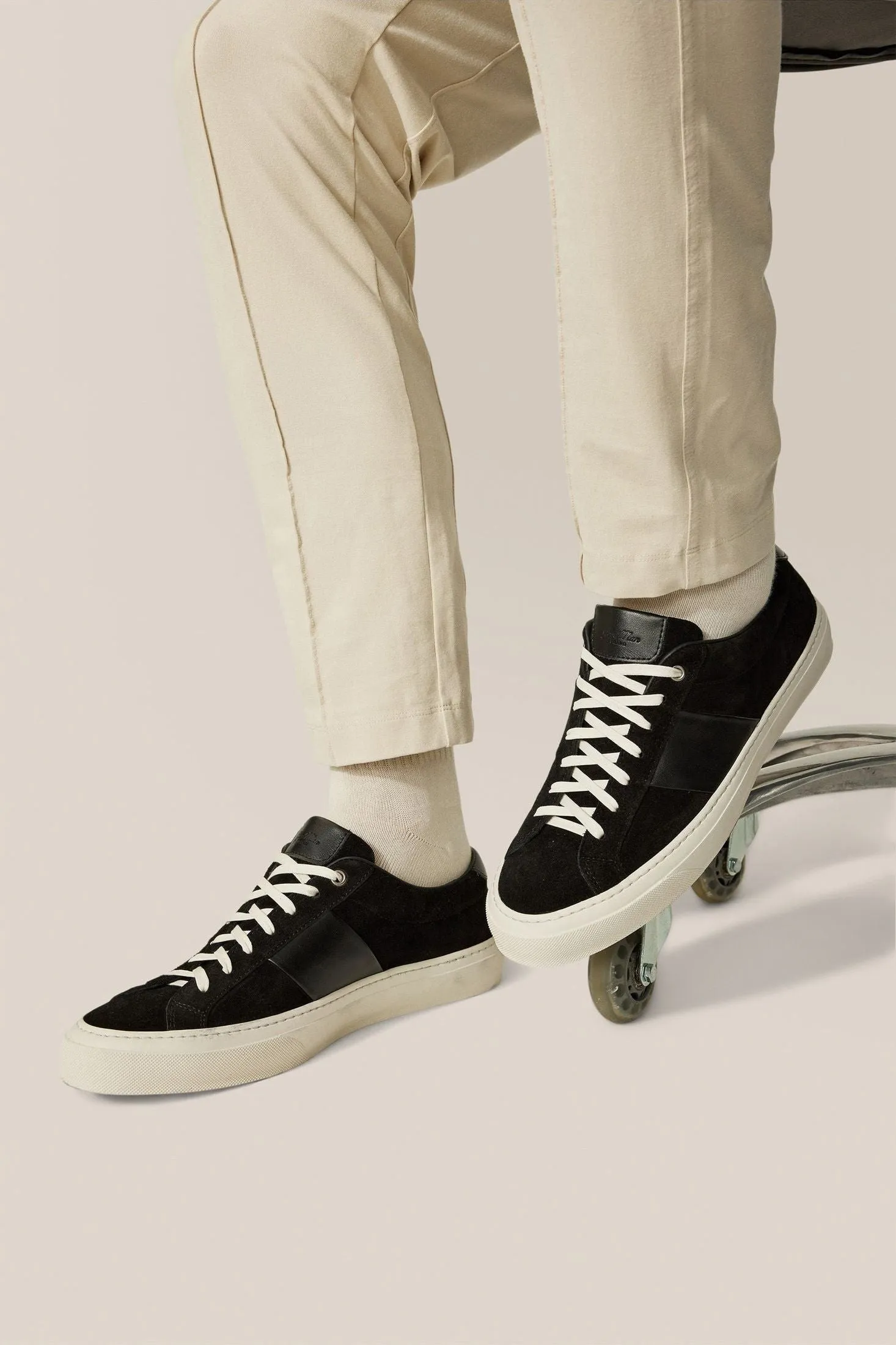 Midtown Stripe Sneaker | Suede