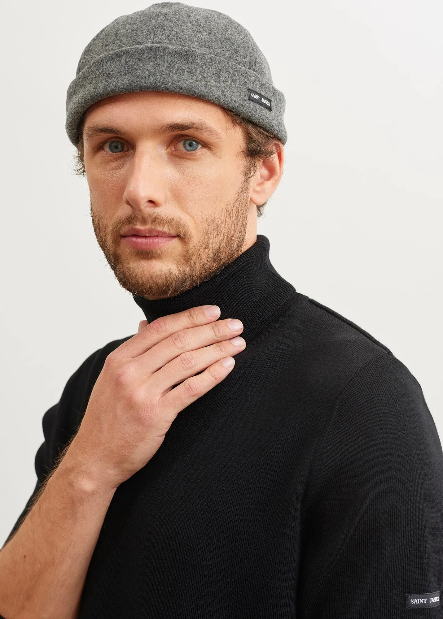 Miki traditional deck hat - in wool (GRIS)