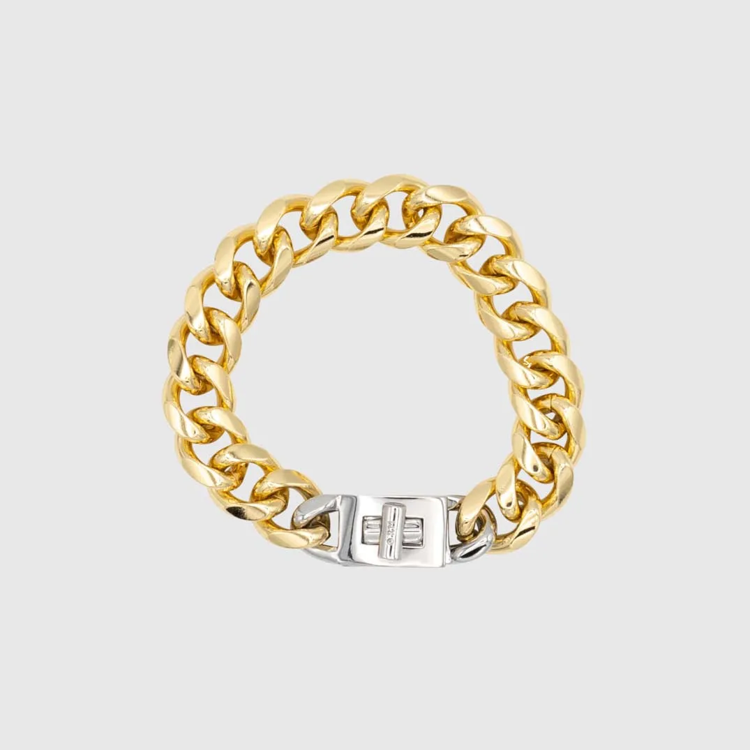 Padlock Curb Chain Bracelet