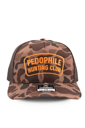 Pedo Hunting Club - Duck Camo 5-Panel Richardson Trucker Hat