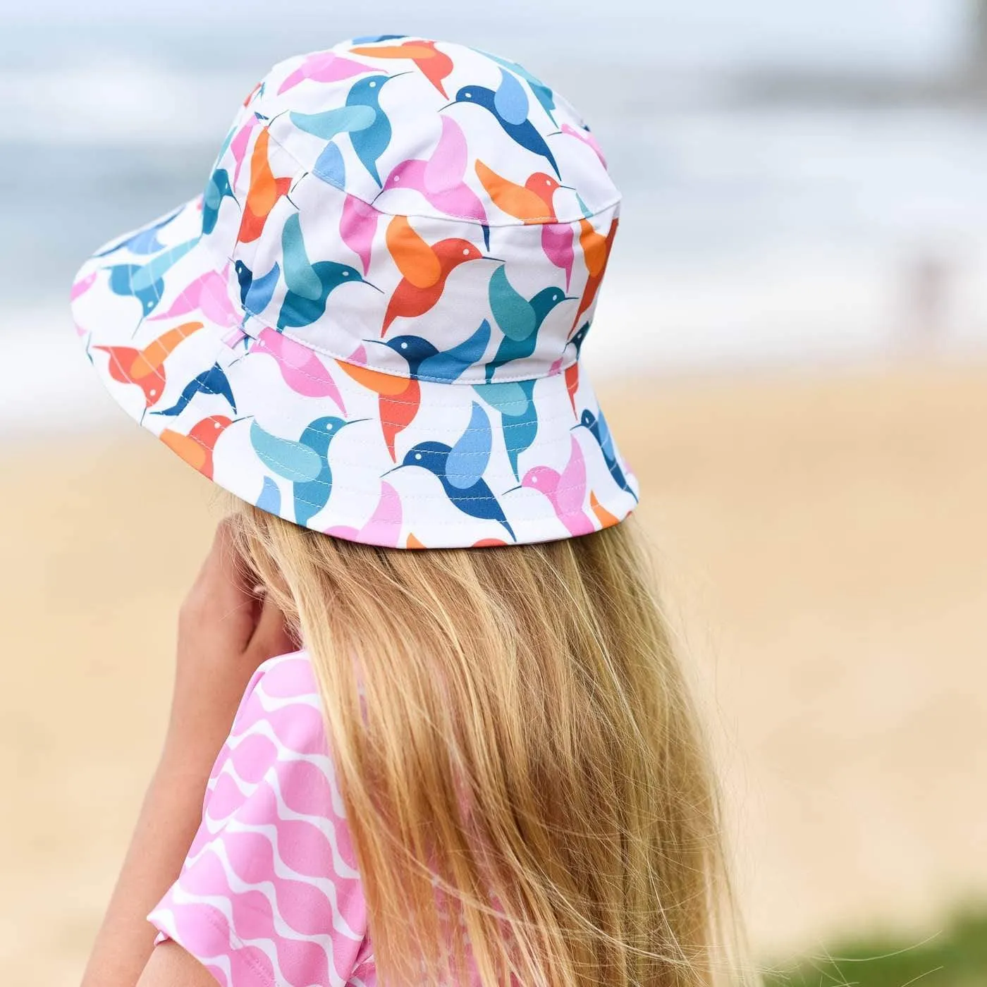 Rainbow Colibri Reversible Bucket Hat