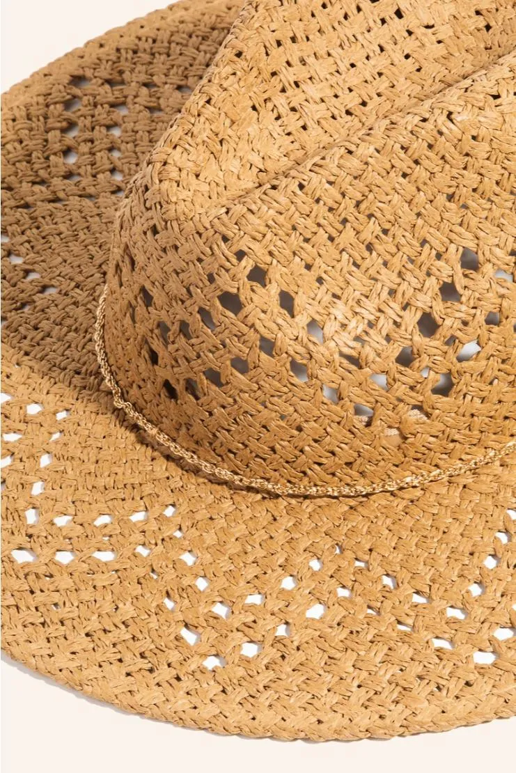 Rope Chain Straw Hat