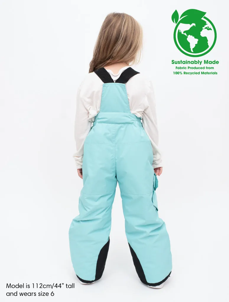 Snowrider Convertible Ski Overalls - Aqua Sky