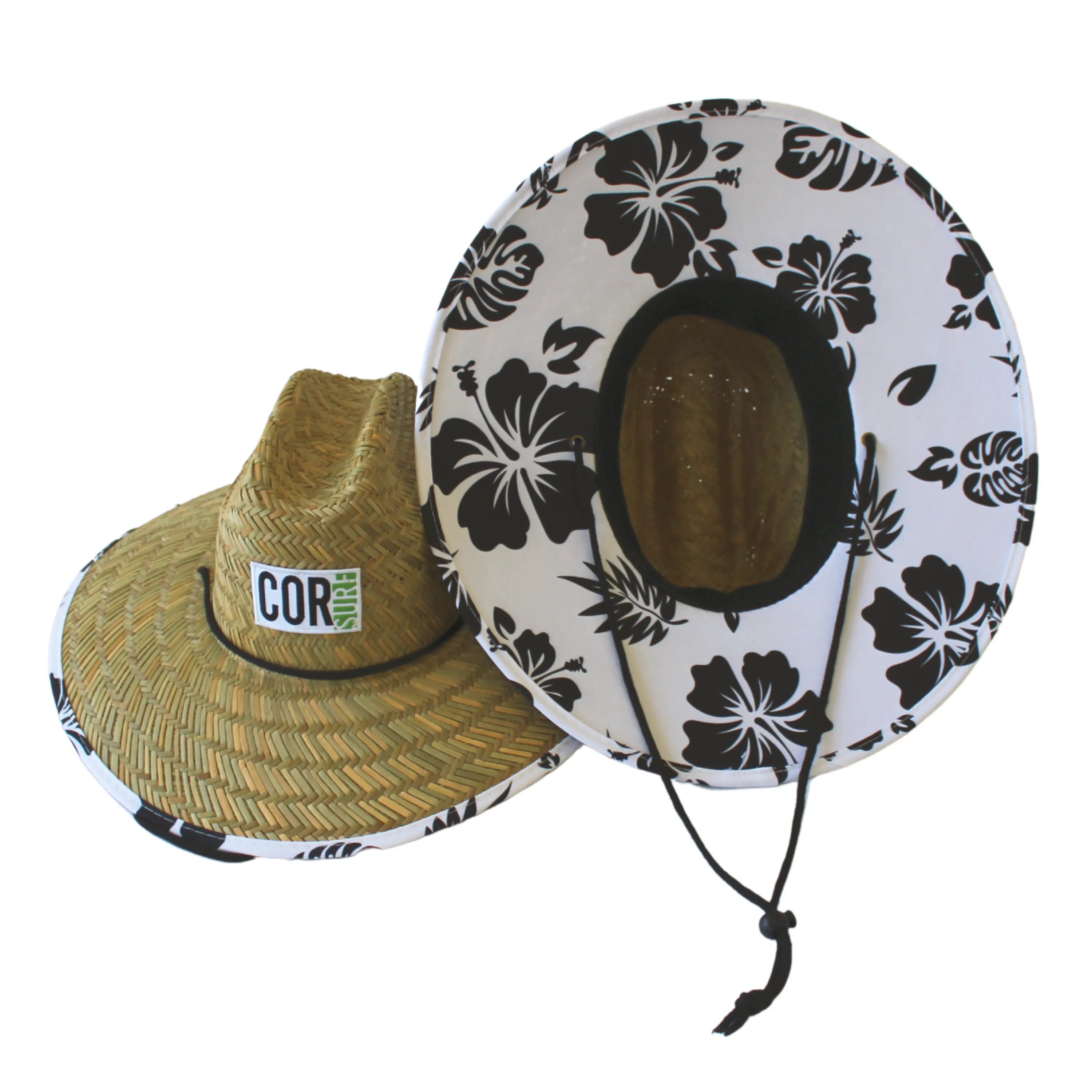 Straw Lifeguard Sun Hats for Adults